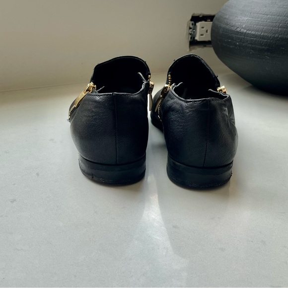 •Franco Sarto• black leather Kristof side zip loafers - Picture 7 of 7